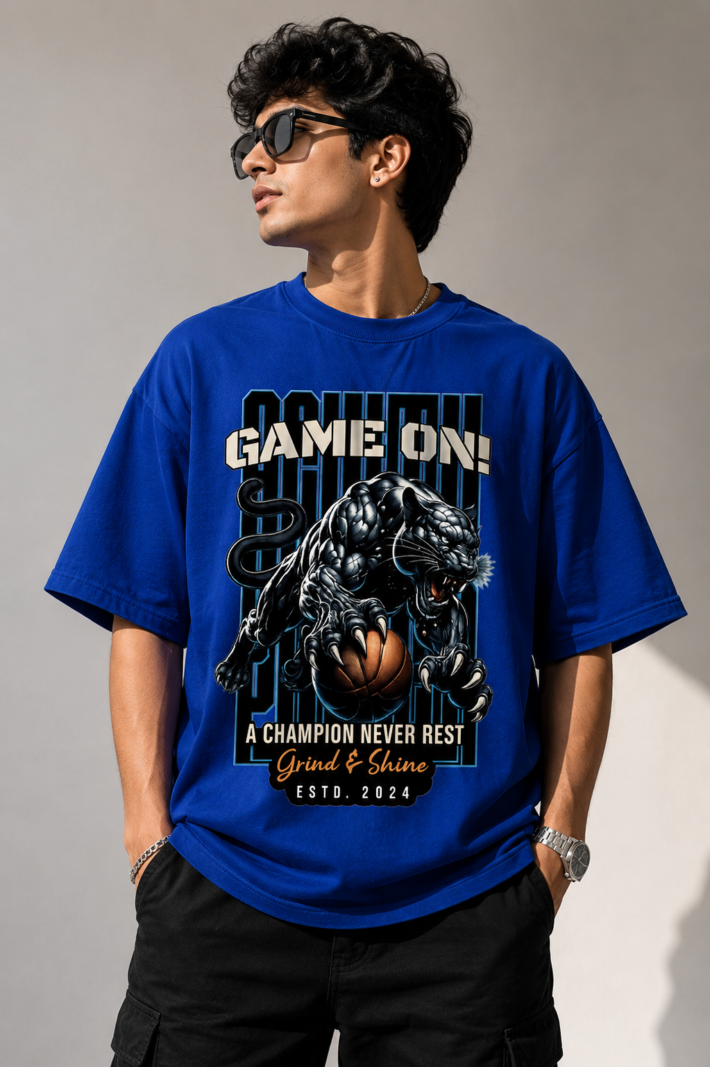 Champion Panther Graphic Oversized T-Shirt
