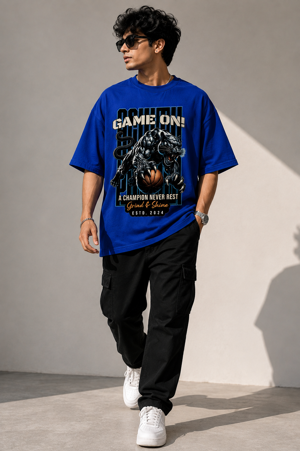 Champion Panther Graphic Oversized T-Shirt