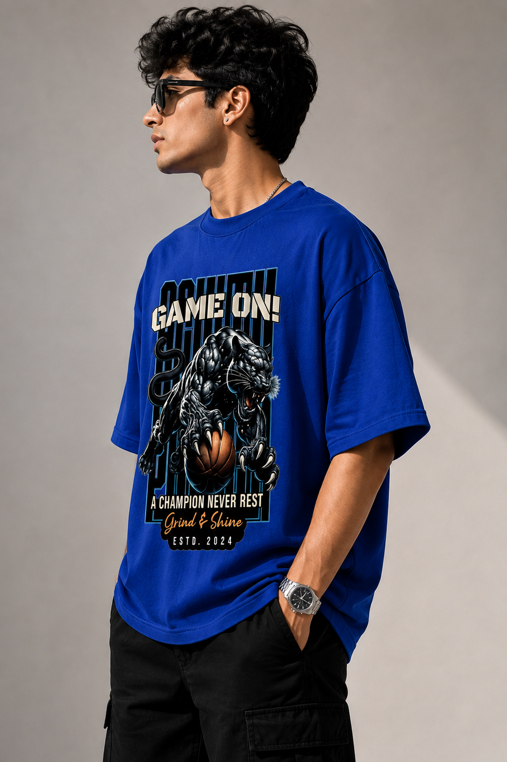 Champion Panther Graphic Oversized T-Shirt