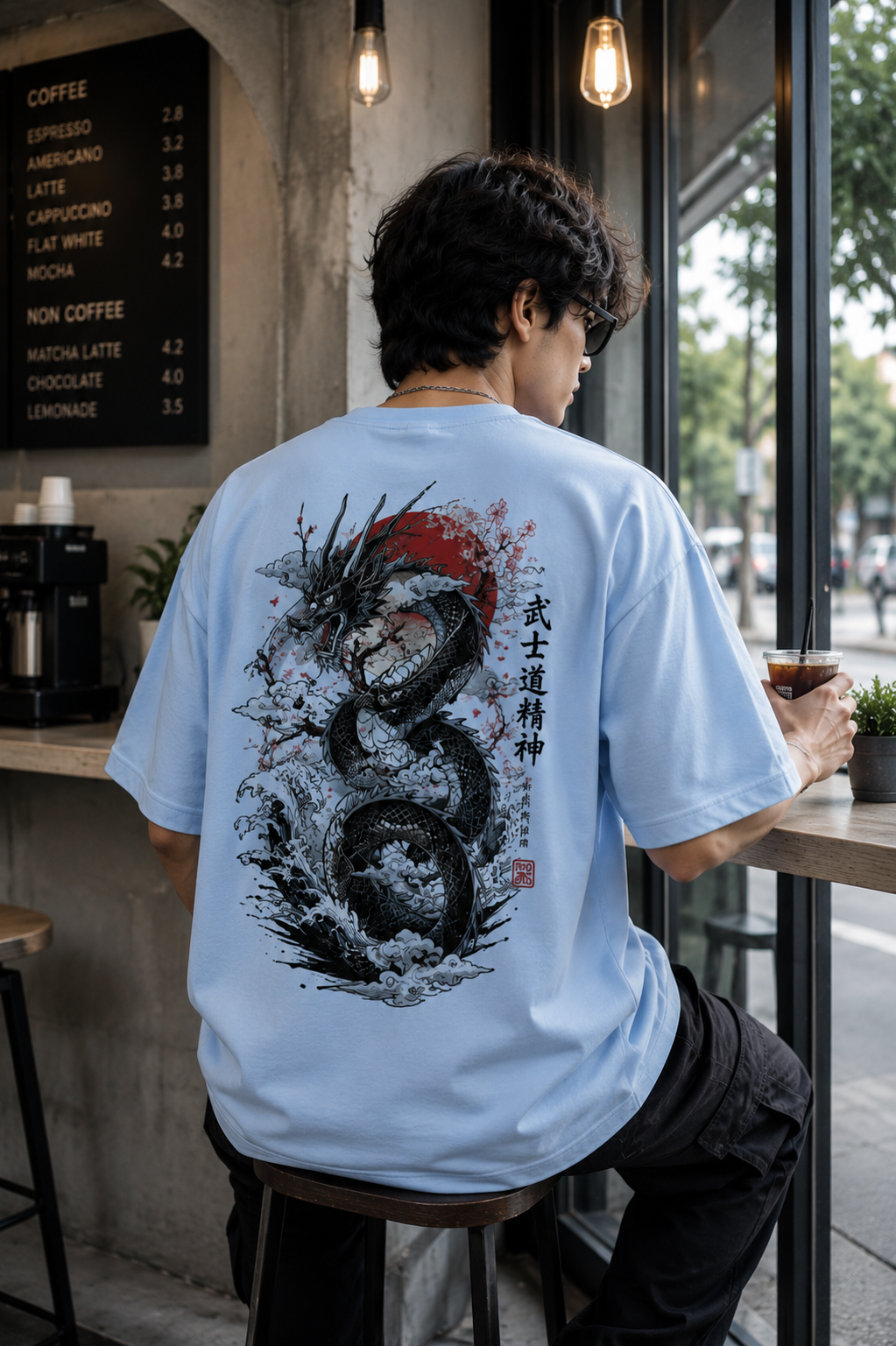 Sun & Waves Dragon Tee