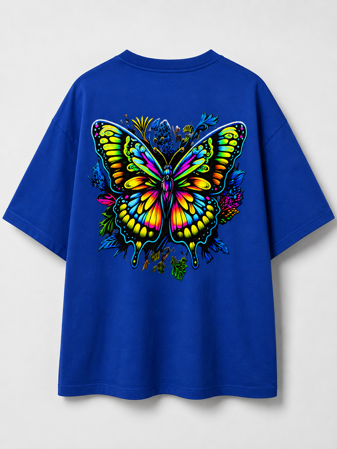 Neon Drip Butterfly Tee