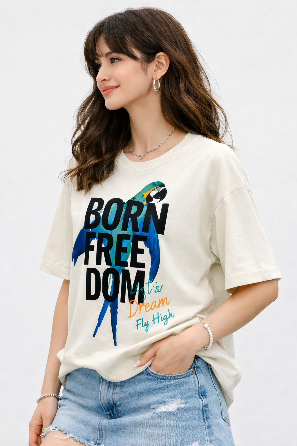 Born Free Parrot Tee